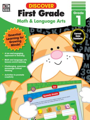 cover image of Discover First Grade: Math and Language Arts